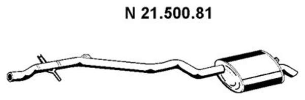 Eberspacher Achterdemper 21.500.81