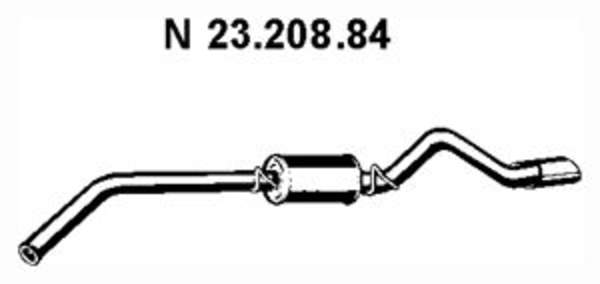 Eberspacher Achterdemper 23.208.84