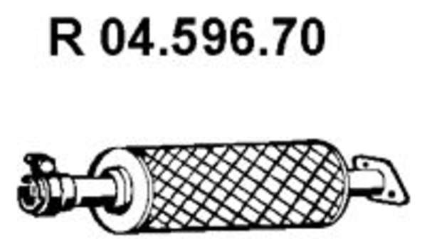 Eberspacher Voorpijp 04.596.70