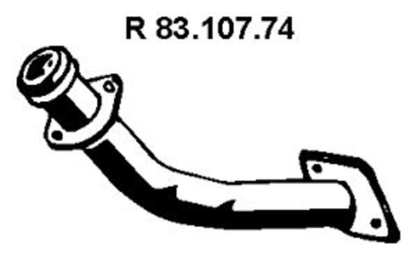 Eberspacher Voorpijp 83.107.74