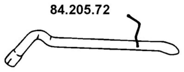 Eberspacher Voorpijp 84.205.72