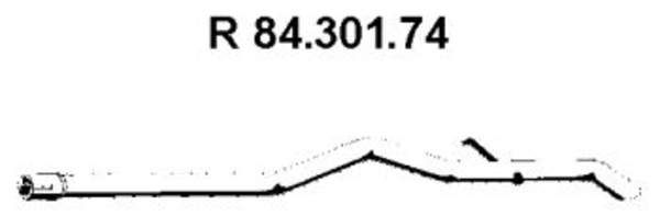 Eberspacher Voorpijp 84.301.74