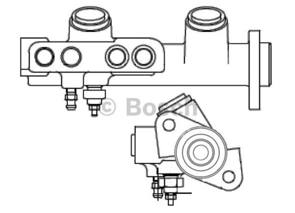 Bosch Hoofdremcilinder F 026 003 014