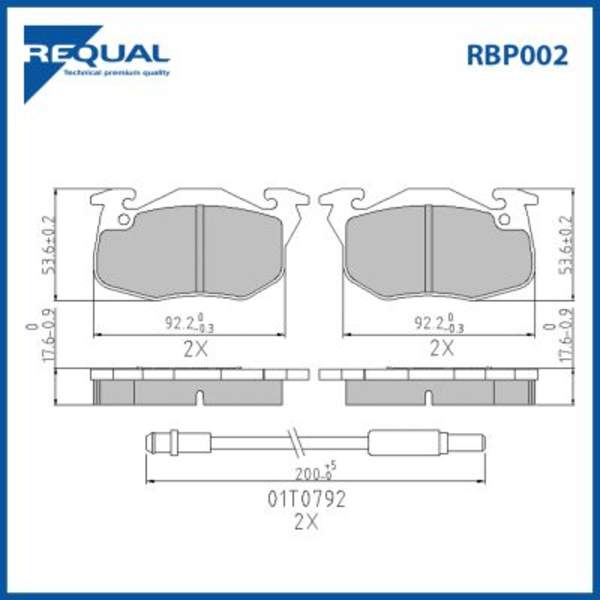 Requal Remblokset RBP002