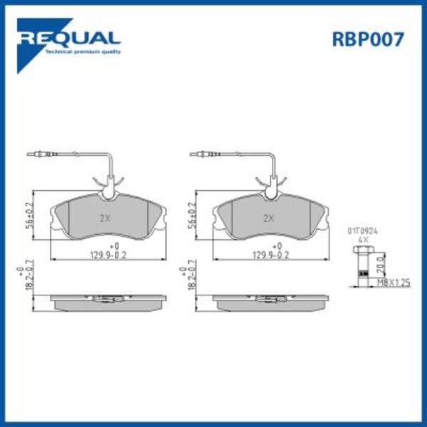 Requal Remblokset RBP007