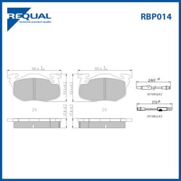 Requal Remblokset RBP014