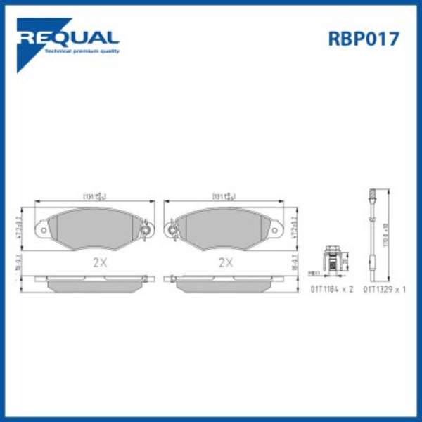 Requal Remblokset RBP017