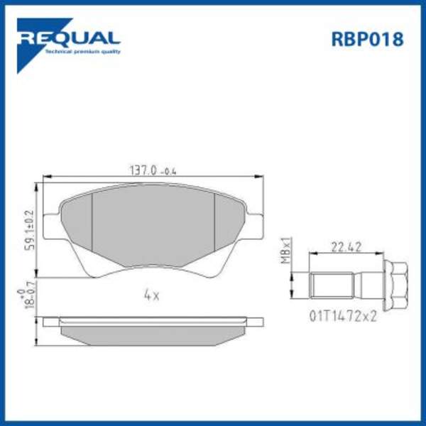 Requal Remblokset RBP018