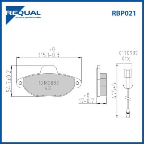 Requal Remblokset RBP021