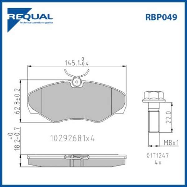 Requal Remblokset RBP049