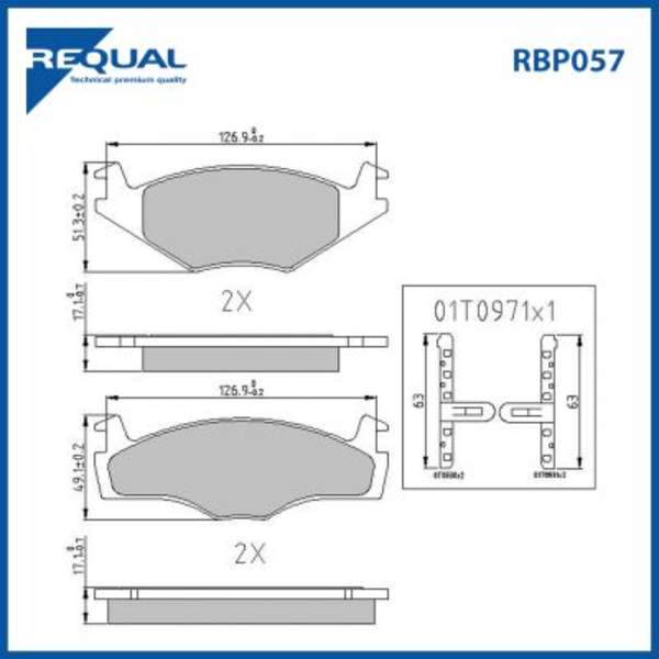 Requal Remblokset RBP057