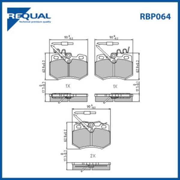 Requal Remblokset RBP064