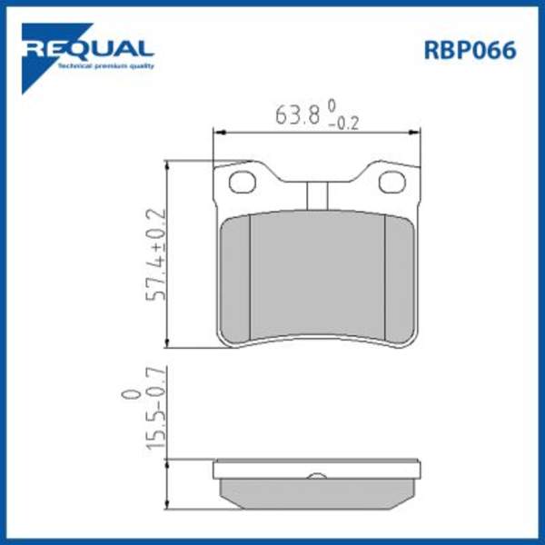 Requal Remblokset RBP066