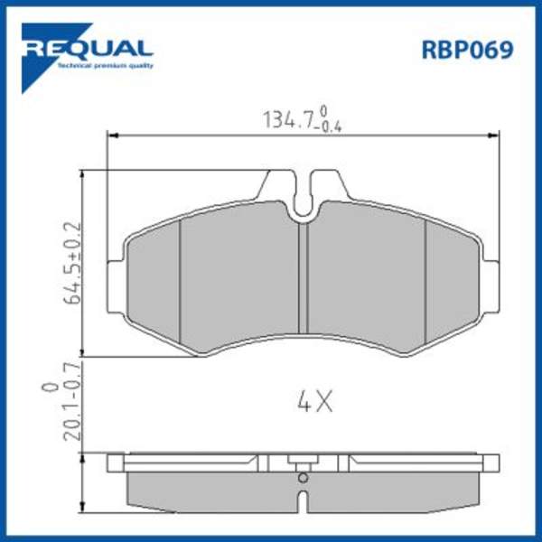 Requal Remblokset RBP069