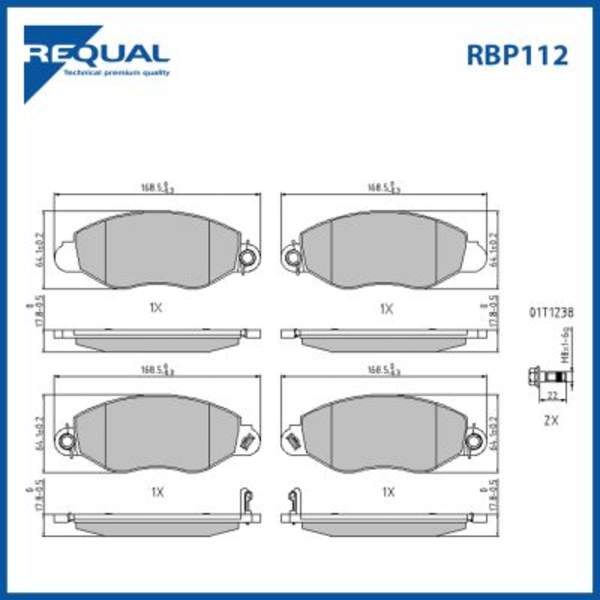 Requal Remblokset RBP112