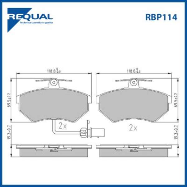 Requal Remblokset RBP114