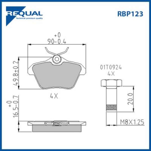 Requal Remblokset RBP123