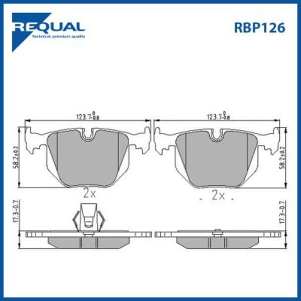 Requal Remblokset RBP126