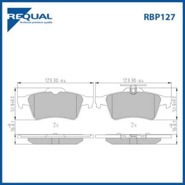 Requal Remblokset RBP127