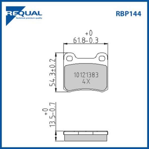 Requal Remblokset RBP144