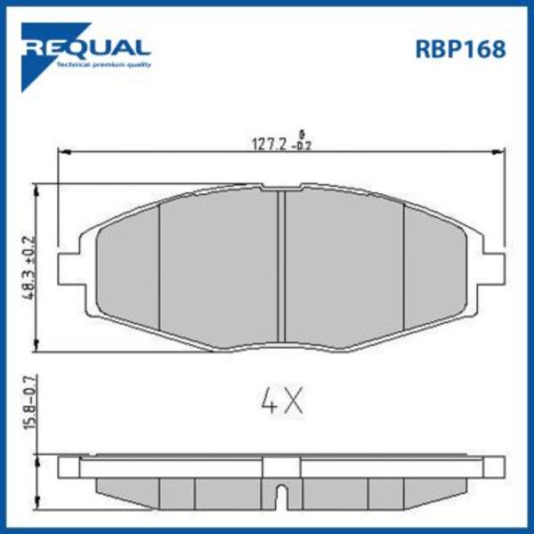 Requal Remblokset RBP168
