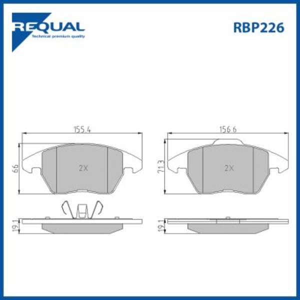 Requal Remblokset RBP226