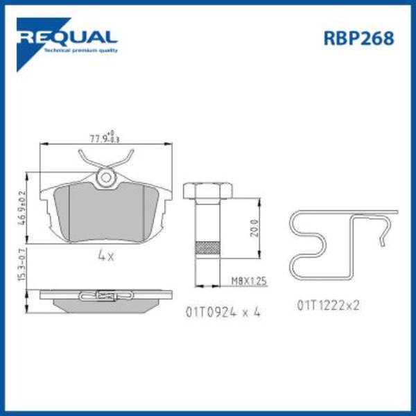 Requal Remblokset RBP268