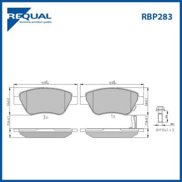 Requal Remblokset RBP283