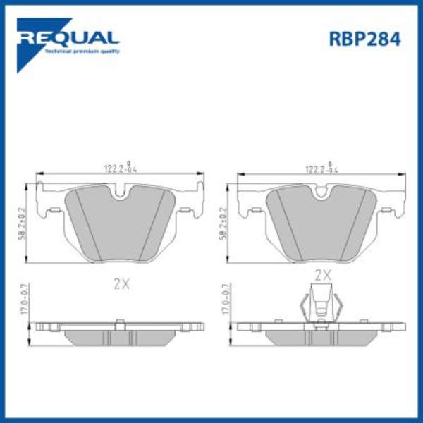 Requal Remblokset RBP284