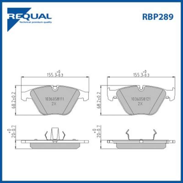 Requal Remblokset RBP289
