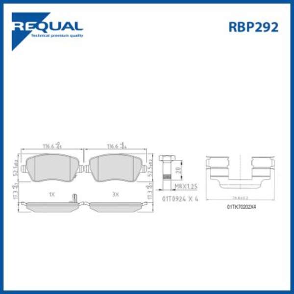Requal Remblokset RBP292