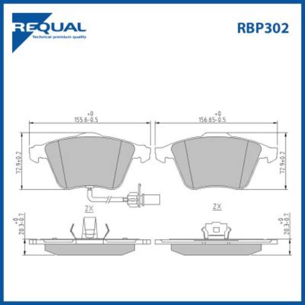 Requal Remblokset RBP302