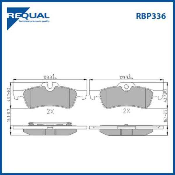Requal Remblokset RBP336