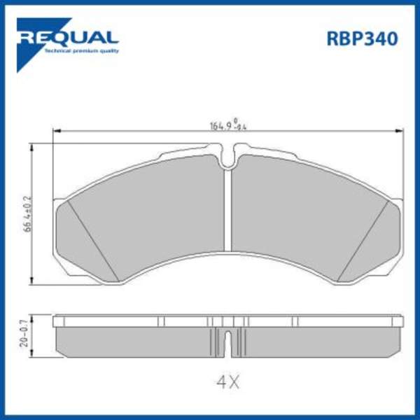 Requal Remblokset RBP340