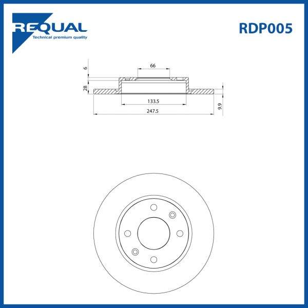 Requal Remschijf RDP005