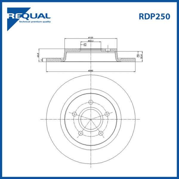 Requal Remschijf RDP250