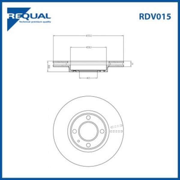 Requal Remschijf RDV015