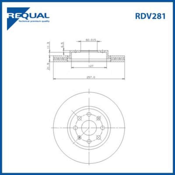Requal Remschijf RDV281