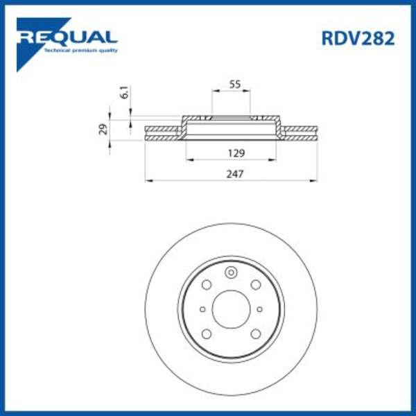 Requal Remschijf RDV282