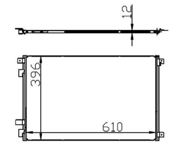 Requal Airco condensor RTC005