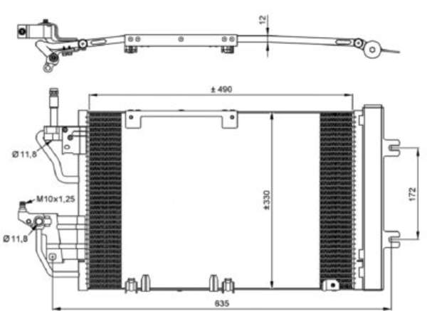 Requal Airco condensor RTC024