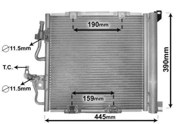 Requal Airco condensor RTC036