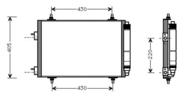 Requal Airco condensor RTC046