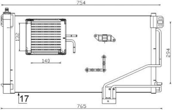 Requal Airco condensor RTC047