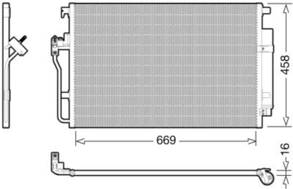 Requal Airco condensor RTC055