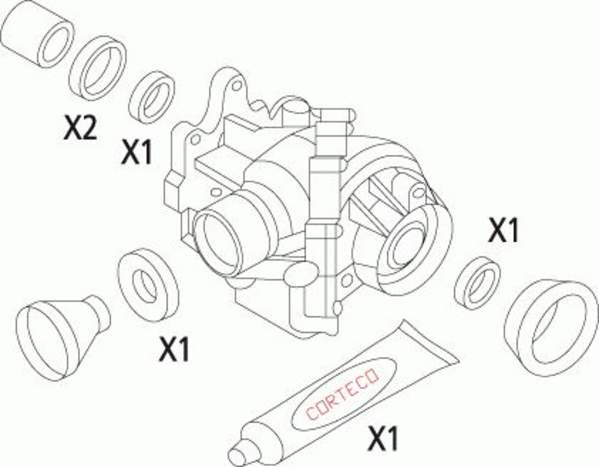 Image of Corteco Differentieel pakking 19535954 19535954_271