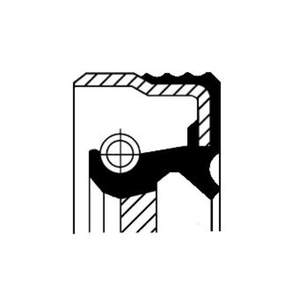 Image of Corteco Airco compressor afdichtring / Krukaskeerring / Nokkenas keerring 12015120B 12015120b_271