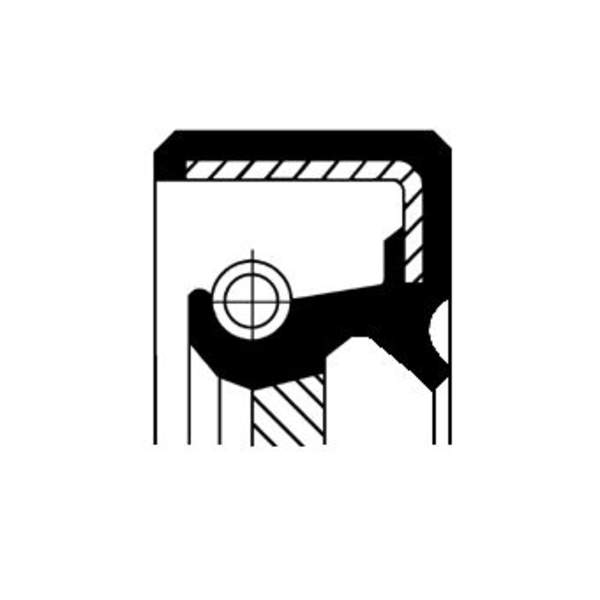 Image of Corteco Autom.bak keerring / Differentieel keerring / Schakelstang keerring / Tussenaskeerring 19027874B 19027874b_271