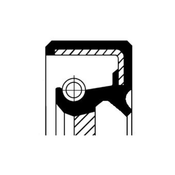Image of Corteco Differentieel keerring / Krukaskeerring 19035154B 19035154b_271