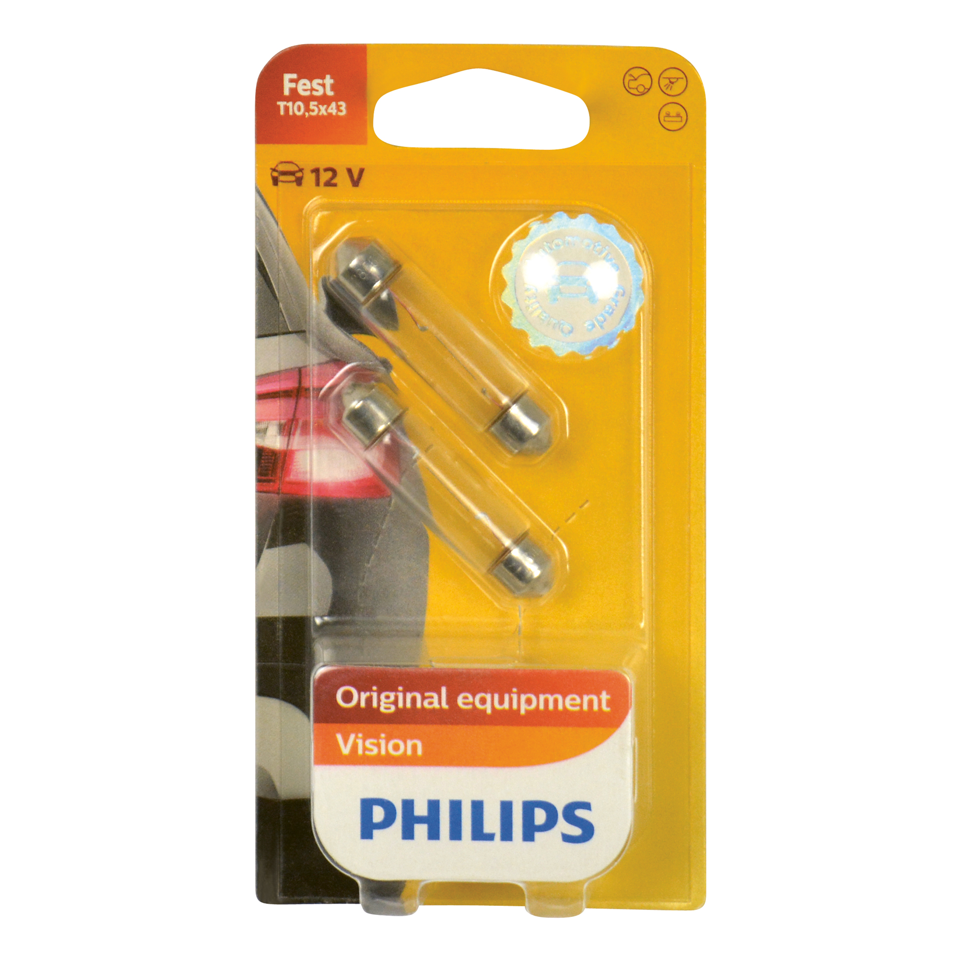 Philips Philips 12866B2 C10W Festoon Vision 0730020